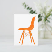 Eems van een voorgevormde zijstoel van kunststof briefkaart (Staand voorkant)