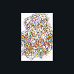 Een 1000 kleuren grijs canvas afdruk<br><div class="desc">"A 1000 Colors of Grey" Canvas Print</div>