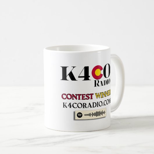 Een 100k koffie Mok (Voorkant rechts)