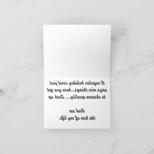 Een 111 Mirror-kaart - U kunt de kwaliteit waarnem Bedankkaart