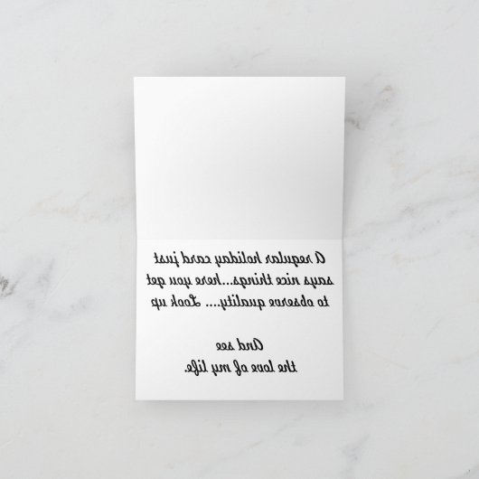 Een 111 Mirror-kaart - U kunt de kwaliteit waarnem Bedankkaart (Binnen)