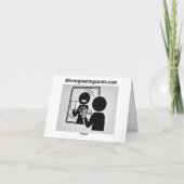 Een 111 Mirror-kaart - U kunt de kwaliteit waarnem Bedankkaart (Achterkant)