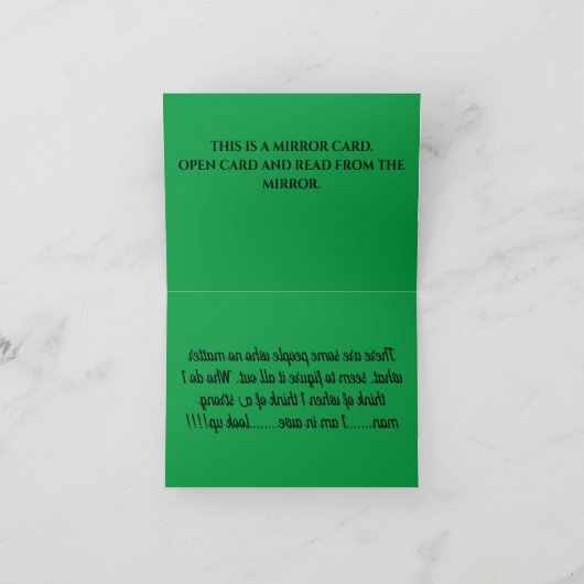 Een 148C - een sterk man Bedankkaart (Binnen)