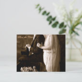 Een 1920's Save the Date Briefkaart (Staand voorkant)