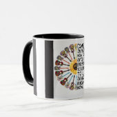 Een 1960s geïnspireerde Mok .. 60s Song Retro (Voorkant links)