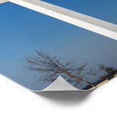 Een 19 verdiepingen hoog kruisje bij Groom in Texa Poster (Hoek)