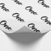 Een 1e Verjaardag Kunst Eerste Verjaardag Mijn 1 j Cadeaupapier (Hoek)