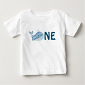 Een 1e Verjaardag Waterverf Walvis (Voorkant)