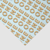 ÉÉN 1STE 'Birthday'-feest van de gouden ballon Tissuepapier (Detail)