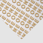 ÉÉN 1STE 'Birthday'-feest van de gouden ballon Tissuepapier (Detail)