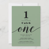 ÉÉN 1STE verjaardag Foto van om het even welke Kle Kaart (Voorkant)