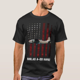 Een 20-havoc douglas-bombommenaar t-shirt