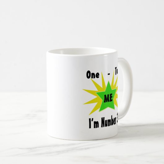 Eén 2-ik-nummer 3 koffiemok (Voorkant rechts)