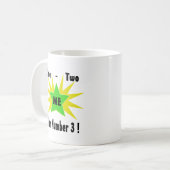 Eén 2-ik-nummer 3 koffiemok (Voorkant links)