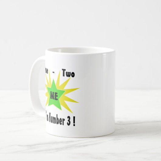 Eén 2-ik-nummer 3 koffiemok (Voorkant links)