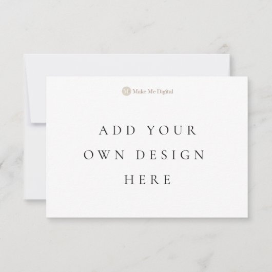 EÉN 3,5x5 inch horizontale kaart met enveloppen (Voorkant)