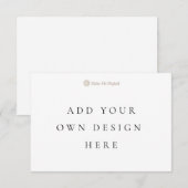 EÉN 3,5x5 inch horizontale kaart met enveloppen (Voorkant / Achterkant)