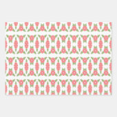 Een 3-delige cadeau- of lade liner plaatset inpakpapier vel (Voorkant)