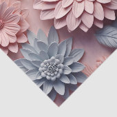 Een 3D-bloemenserie ontwerp 1 Tissuepapier (Detail)
