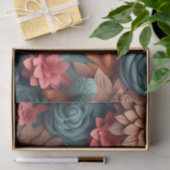 Een 3D-bloemenserie ontwerp 5 Tissuepapier (Geschenk)
