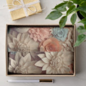 Een 3D-bloemenserie ontwerp 8 Tissuepapier (Geschenk)