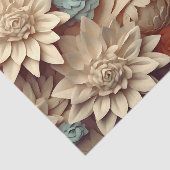 Een 3D-bloemenserie ontwerp 8 Tissuepapier (Detail)