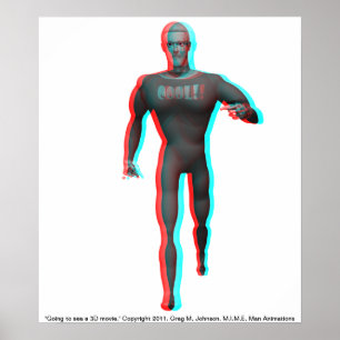 Een 3D-film bekijken! Poster