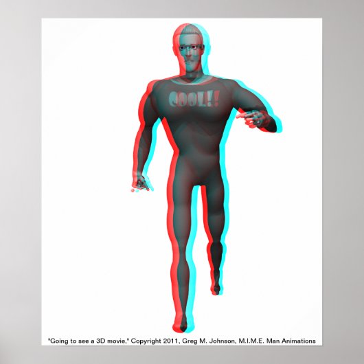 Een 3D-film bekijken! Poster (Voorkant)