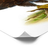 Een 3D-gerenderd Waterverf schilderij van een jong Poster (Hoek)