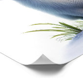 Een 3D-gerenderd Waterverf schilderij van een pool Poster (Hoek)