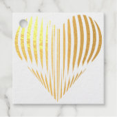 Een 3D-hart Bedankjes Labels (Voorkant)