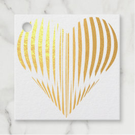 Een 3D-hart Bedankjes Labels