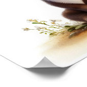 Een 3D Rendered Waterverf Afbeelding van een Carib Poster (Hoek)