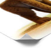 Een 3D Waterverf Afbeelding van een Schattigee Jon Poster (Hoek)