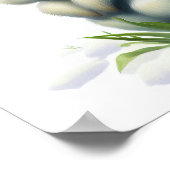 Een 3D Waterverf schilderij van een Arctic Hare Poster (Hoek)