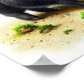 Een 3D-Waterverf schilderij van een Schattige wild Poster (Hoek)