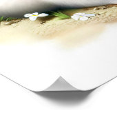 Een 3D-Waterverf schilderij van een Schattigee fre Poster (Hoek)