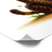 Een 3D-weergegeven Waterverf Afbeelding van een ch Poster (Hoek)