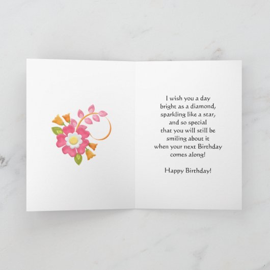 Een 40e verjaardagskaart kaart (Binnen)