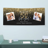 een 50 - jarige verjaardagsbanne die er goed uitzi spandoek (Beurs)