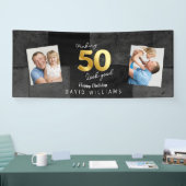 Een 50-jarige verjaardagsbanner maken spandoek (Beurs)