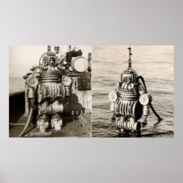 Een 550 LB-duikspaarbank uit de jaren negentig Poster