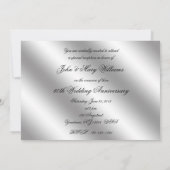 Een 60e Diamond Wedding Jubileum 7x5 Uitnodiging (Achterkant)