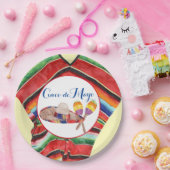 Een 9-inch Bord met kleurrijke feestdag (Feest)