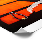 Een 'A Cosmic Wingspan "Orange Wine"'-poster Poster (Hoek)