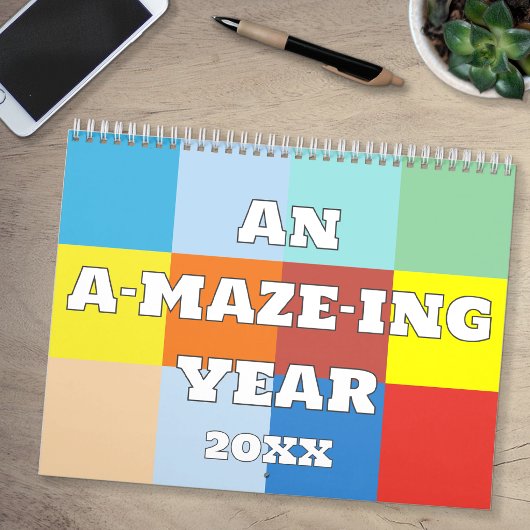 Een A-maze-ing Jaarkalender Kalender