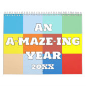 Een A-maze-ing Jaarkalender Kalender (Hoes)