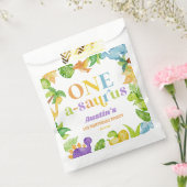 Een A-Saurus Dinosaurus 1e Verjaardagsfeest Bedankzakje (Gezegeld)