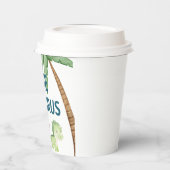 Een A-Saurus eerste 1e verjaardag papieren beker (Links)