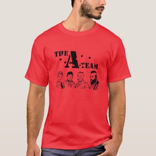 Een A-Team groepsshirt T-shirt (Voorkant)